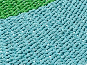 Vloerkleed Fausor Blauw 150x150 cm