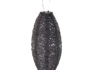 Windlicht Preintena Polyester Grijs H40 cm