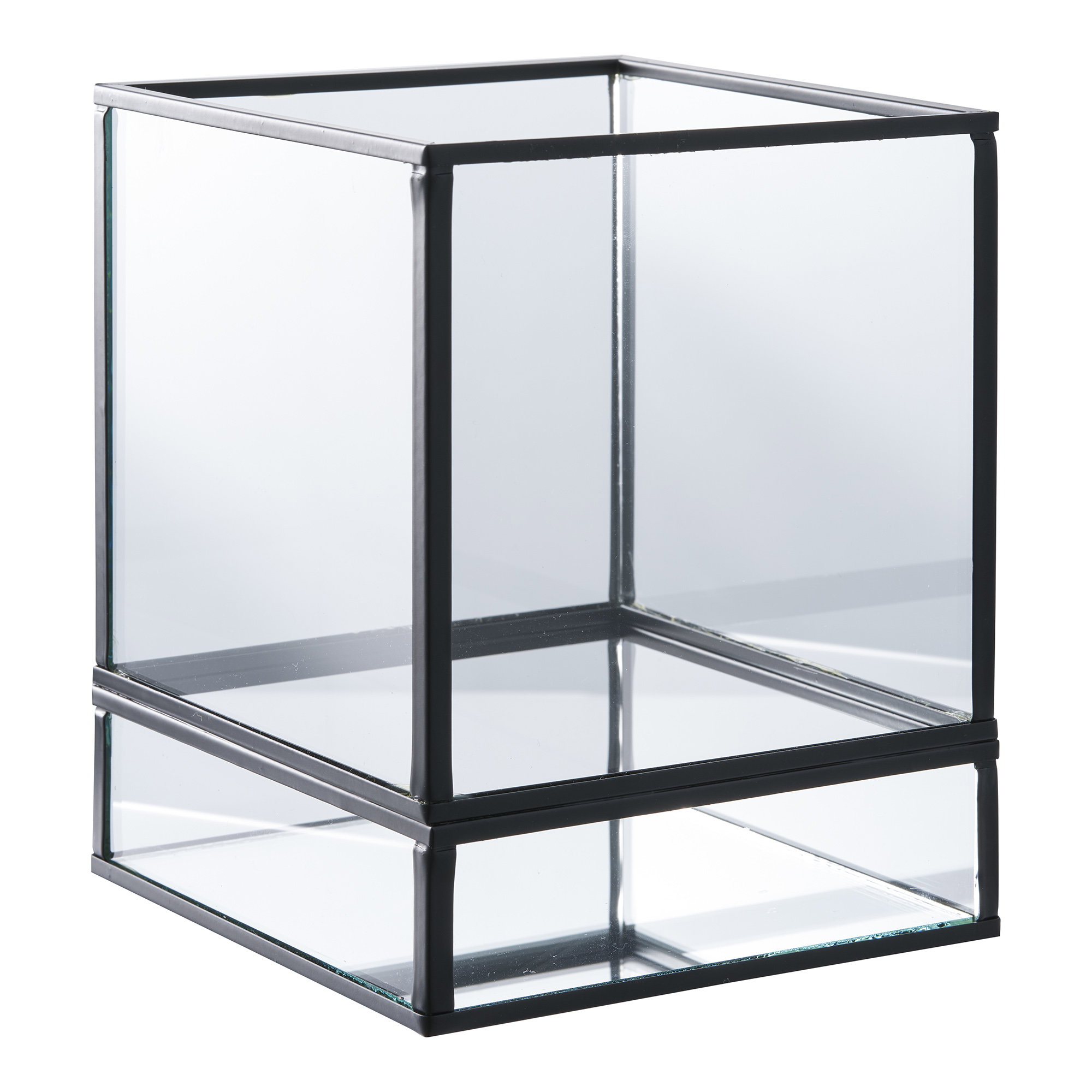 Kandelaar Lolvang Metaal Zwart H15 cm - Afbeelding 2