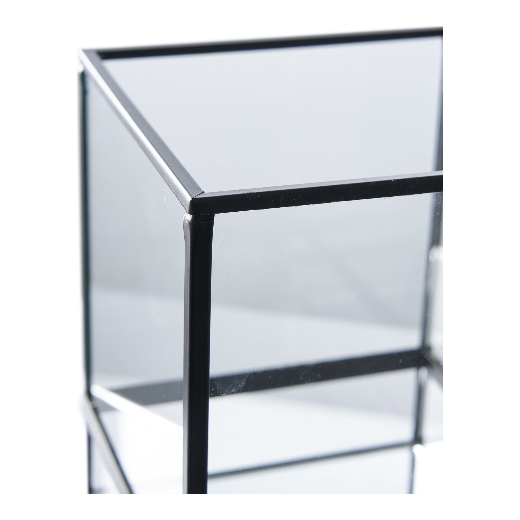 Kandelaar Lolvang Metaal Zwart H15 cm - Afbeelding 3