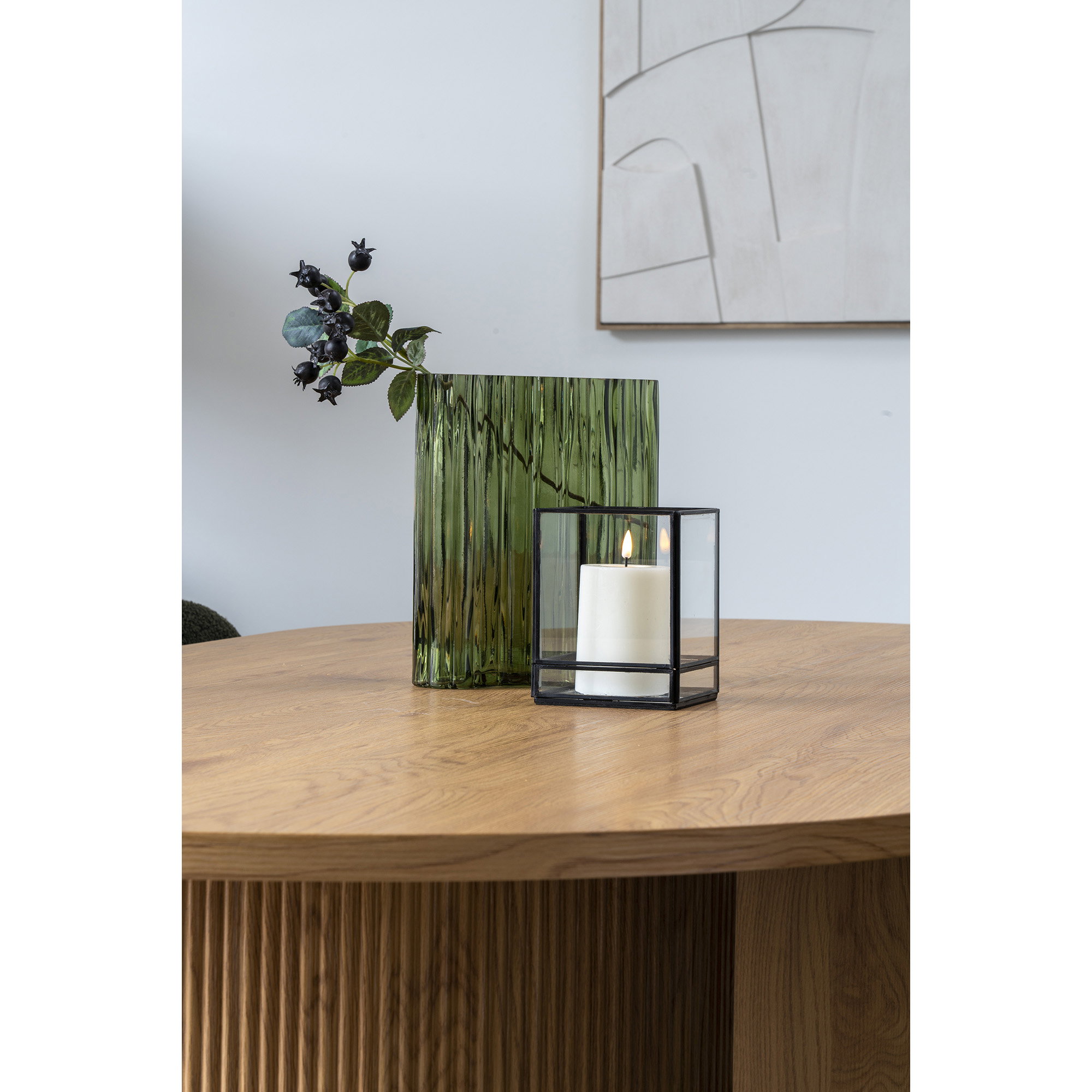 Kandelaar Lolvang Metaal Zwart H15 cm - Afbeelding 4