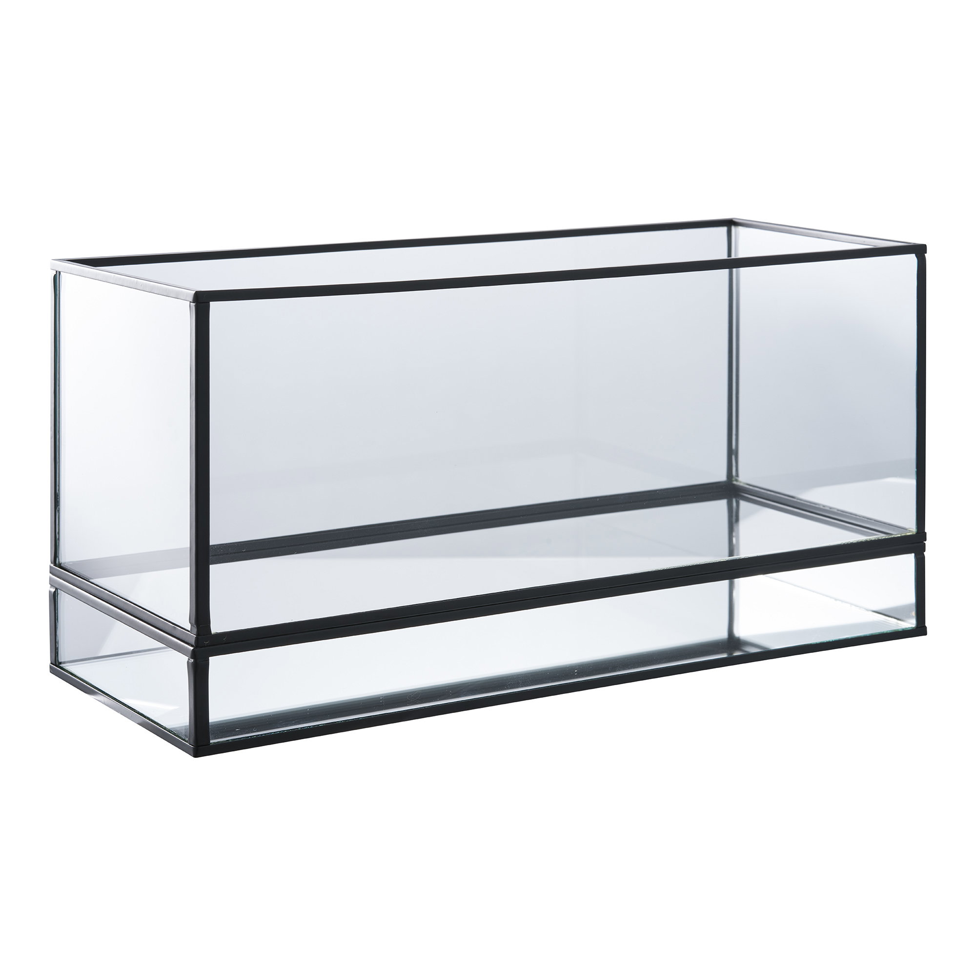 Windlicht Preetos Metaal Zwart H15 cm - Afbeelding 2