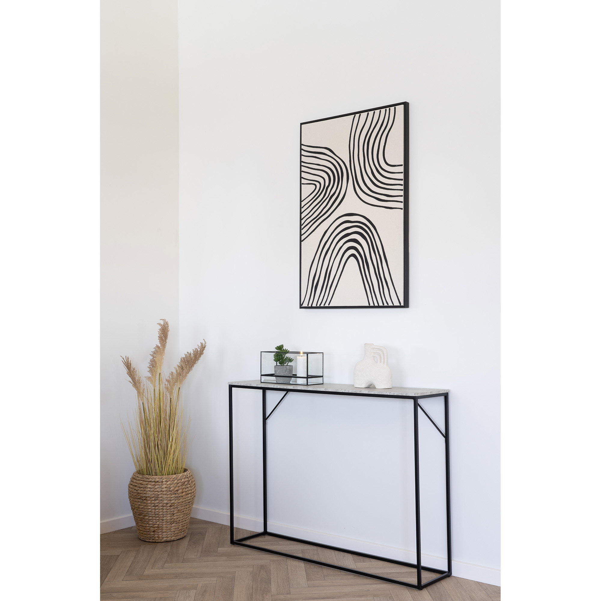 Windlicht Preetos Metaal Zwart H15 cm - Afbeelding 5