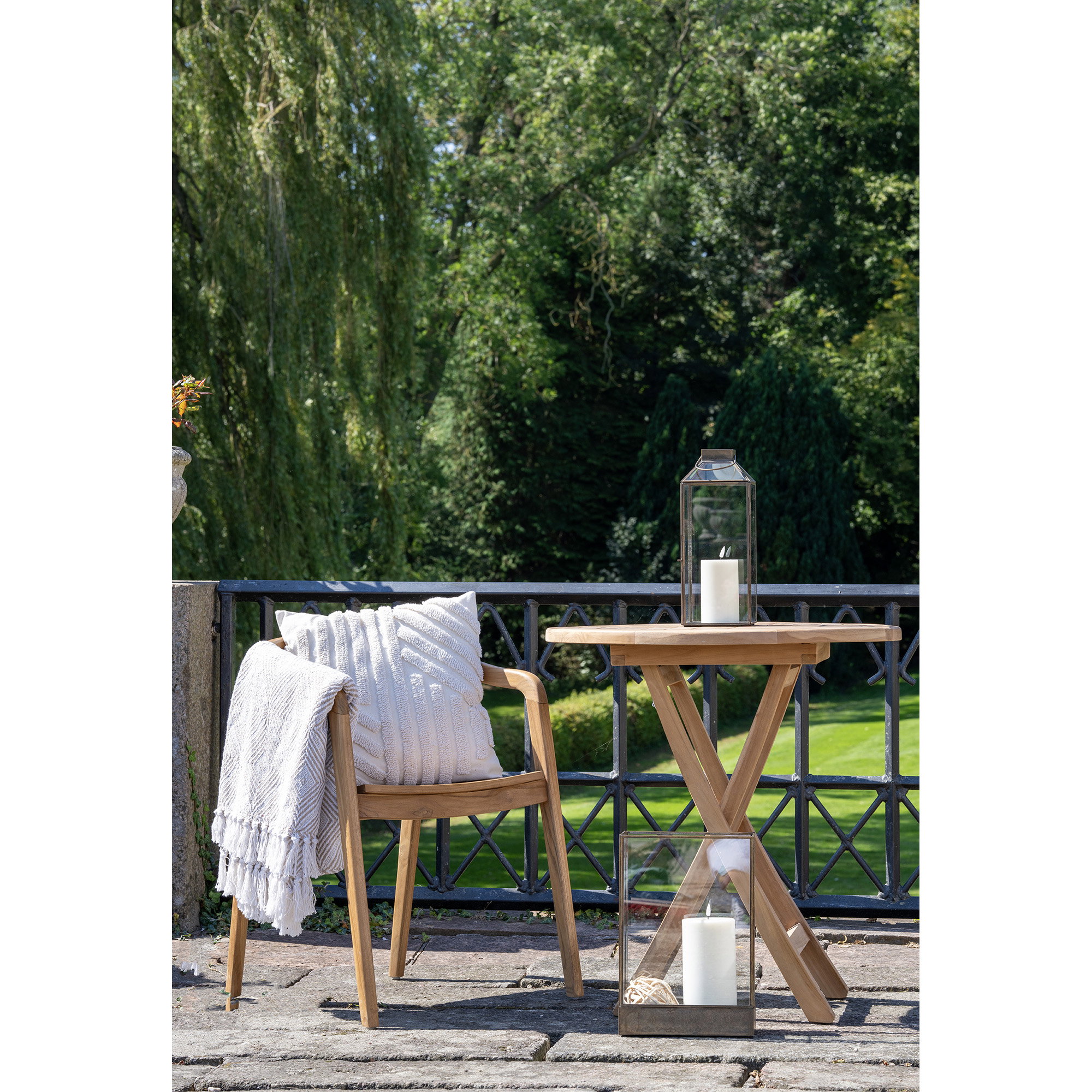 Windlicht Fesun Metaal Messing H36,5 cm - Afbeelding 5