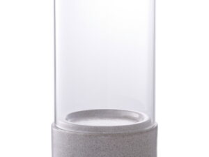 Windlicht Sloodena Keramiek Grijs H25,5 cm