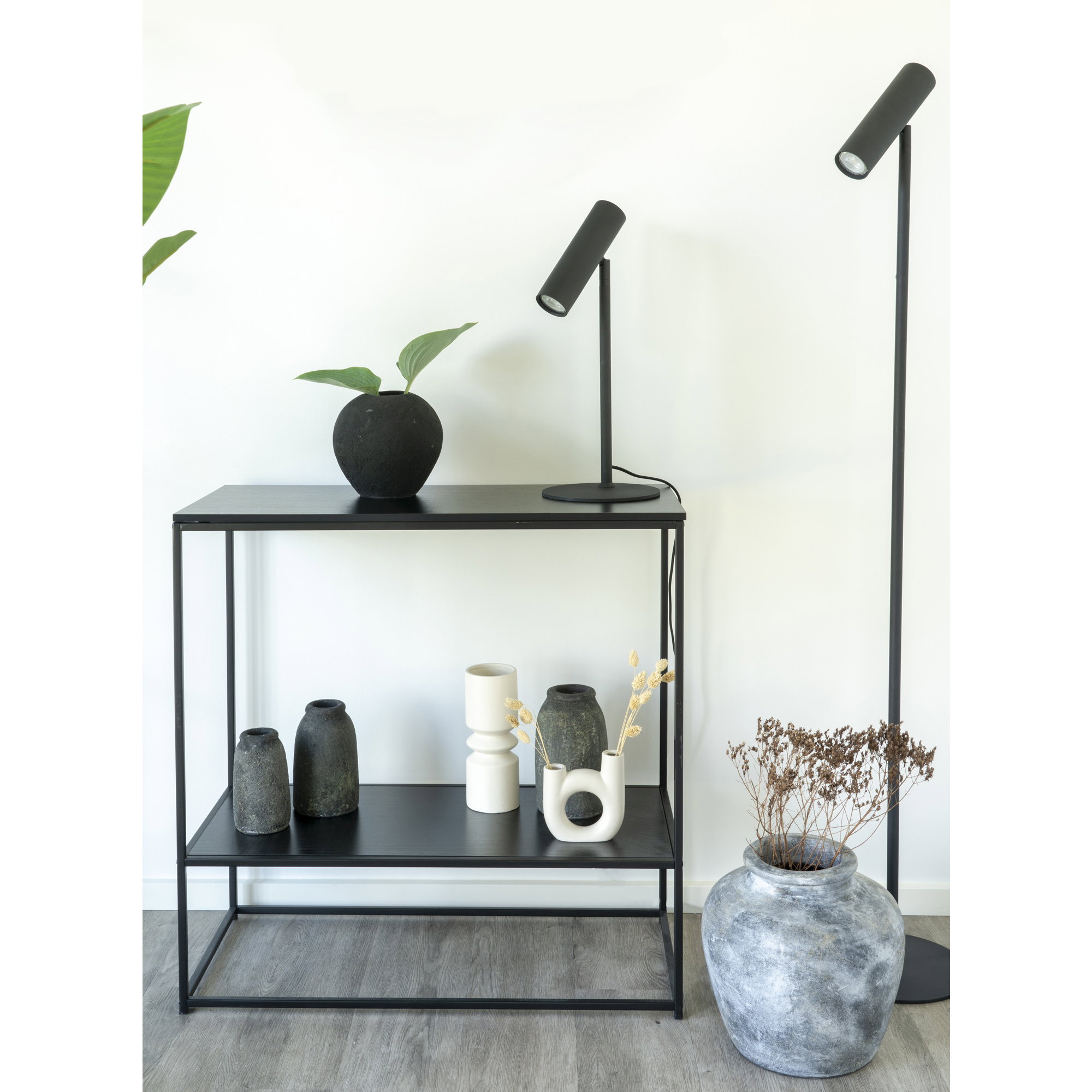 Tafellamp Hienas Zwart H47 cm - Afbeelding 7