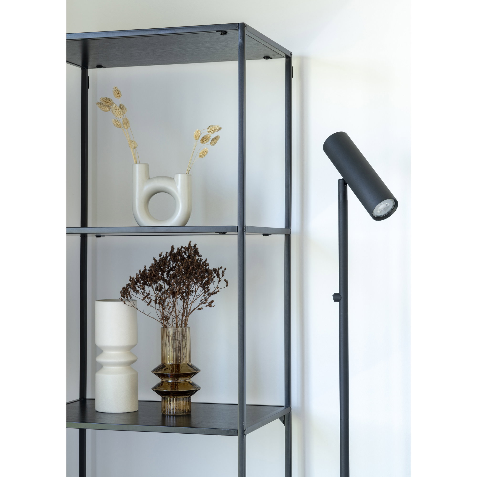 Vloerlamp Nibello Zwart H150 cm - Afbeelding 4