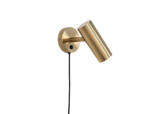 Wandlamp Leirmaro Messing