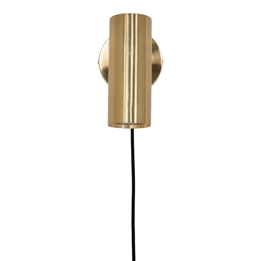 Wandlamp Leirmaro goud messing staal – foto 2