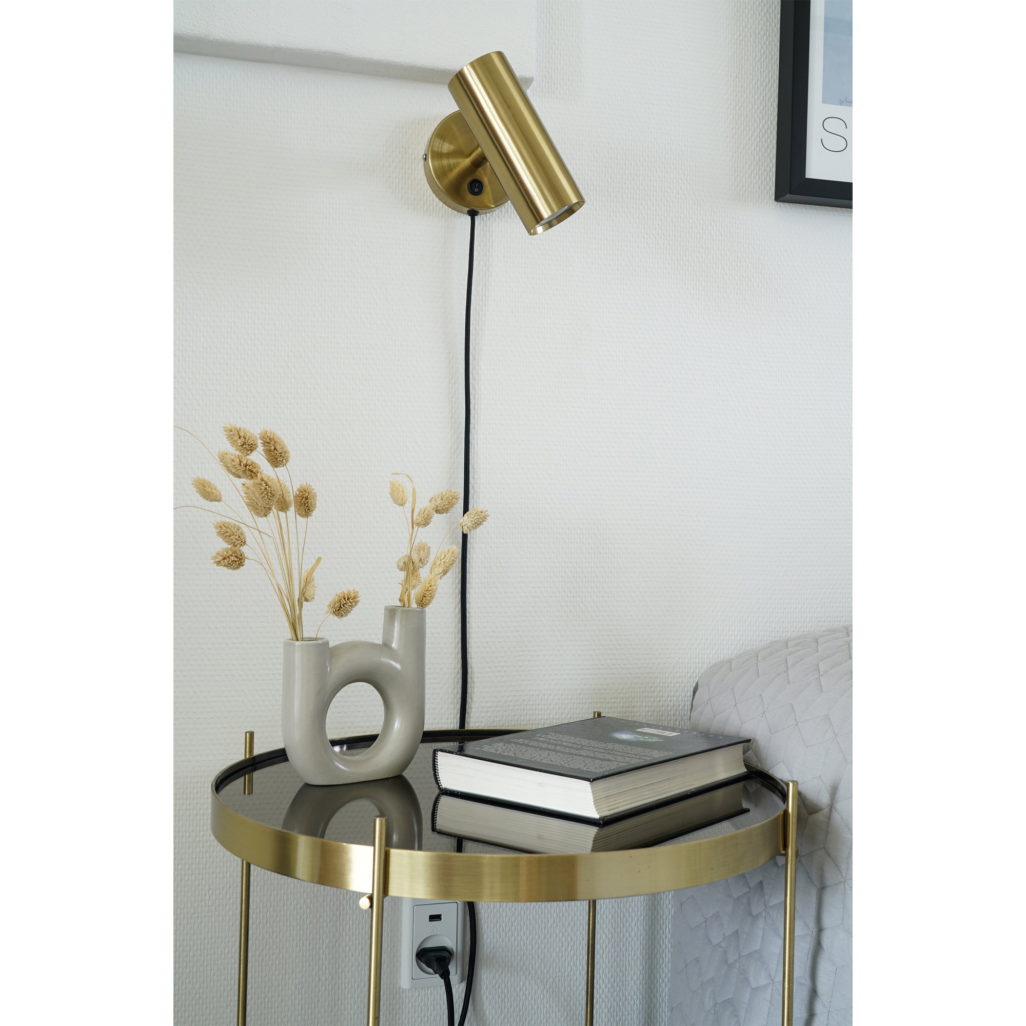 Wandlamp Leirmaro Messing - Afbeelding 5