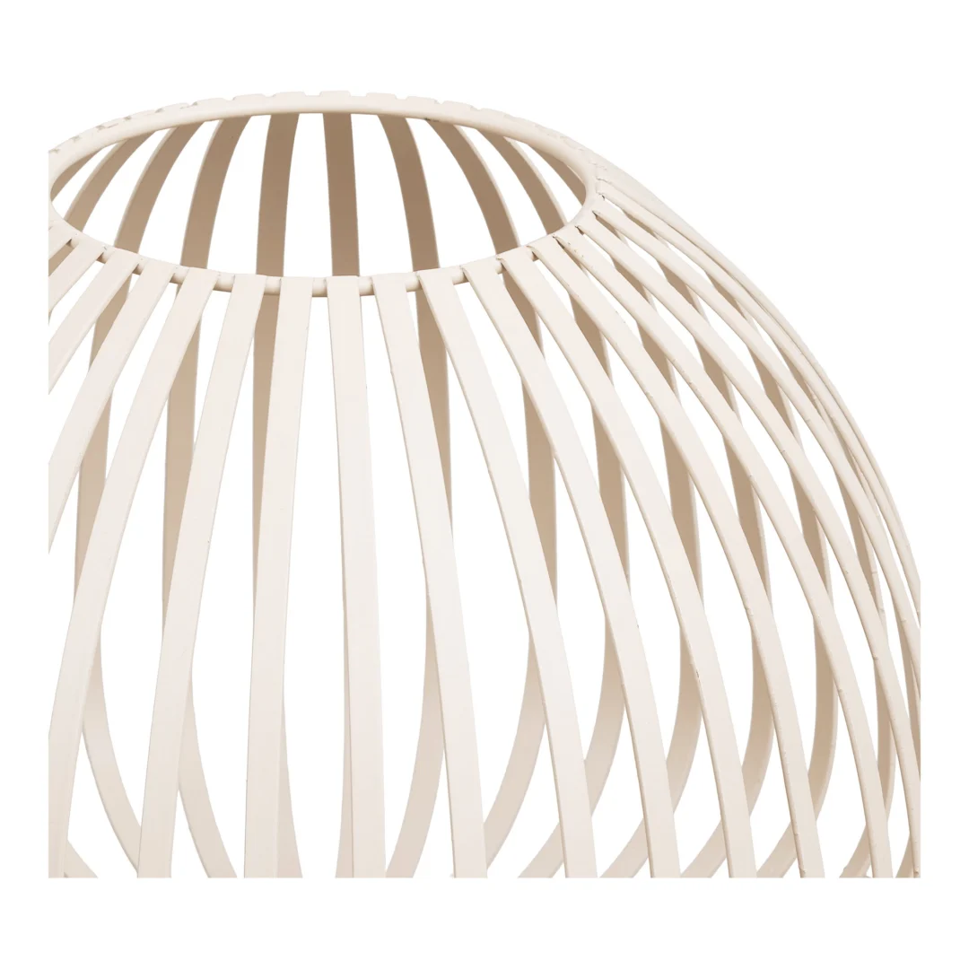 Windlicht Doraro Metaal Beige H20 cm - Afbeelding 3