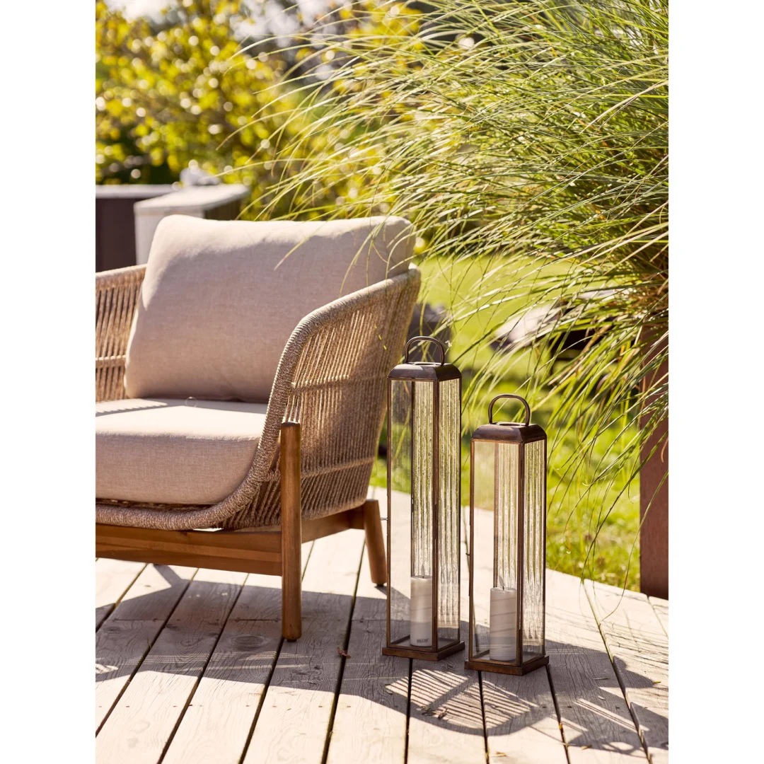 Windlicht Ninan Metaal Messing H49 cm - Afbeelding 7