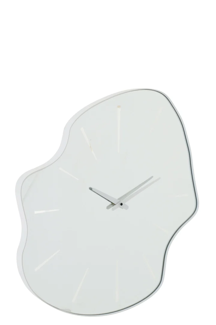 Wandklok Boormino Wit - Afbeelding 2