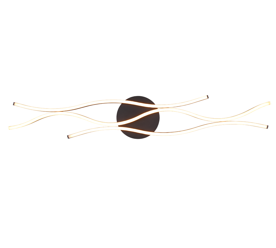 Plafondlamp Lotin Mat Messing - Set van 3 - Afbeelding 5