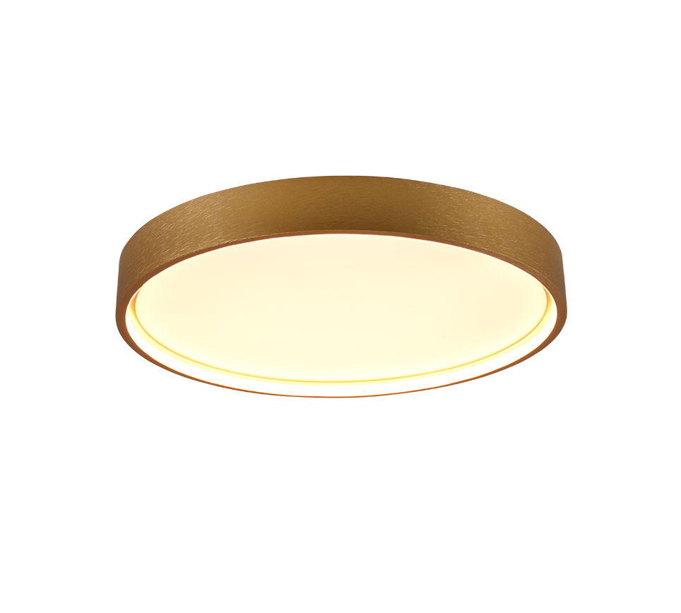 Plafondlamp Skoostek Mat Messing Ø45 cm - Set van 3