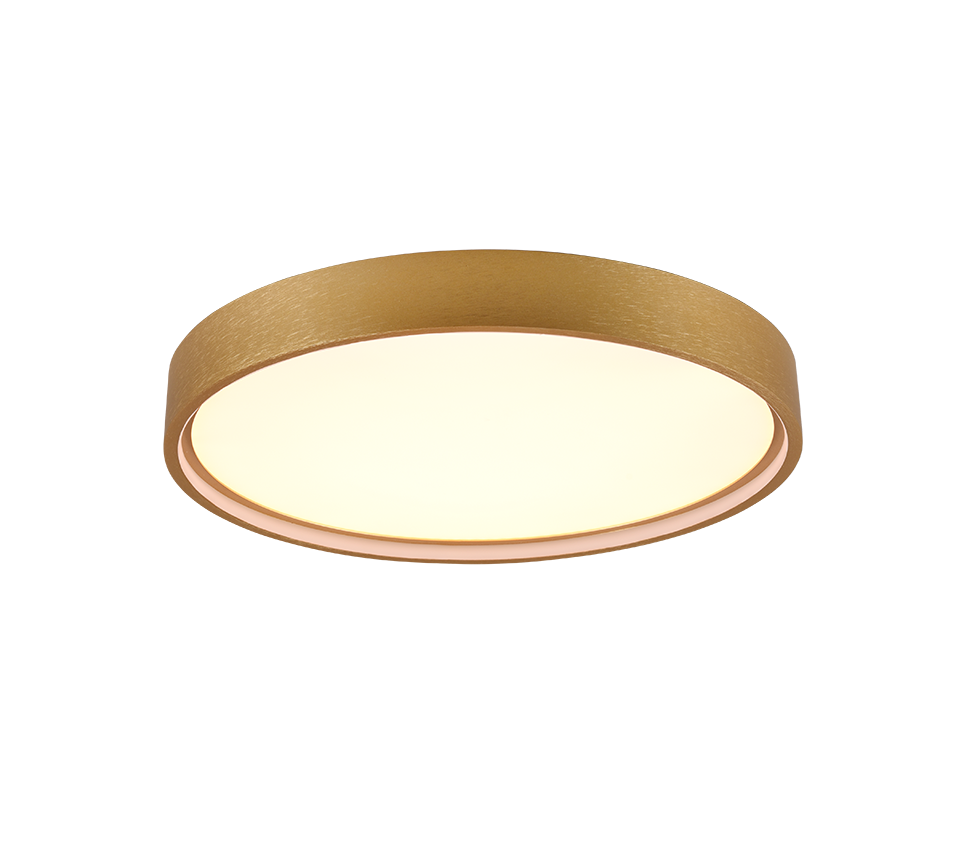 Plafondlamp Skoostek Mat Messing Ø45 cm - Set van 3 - Afbeelding 3