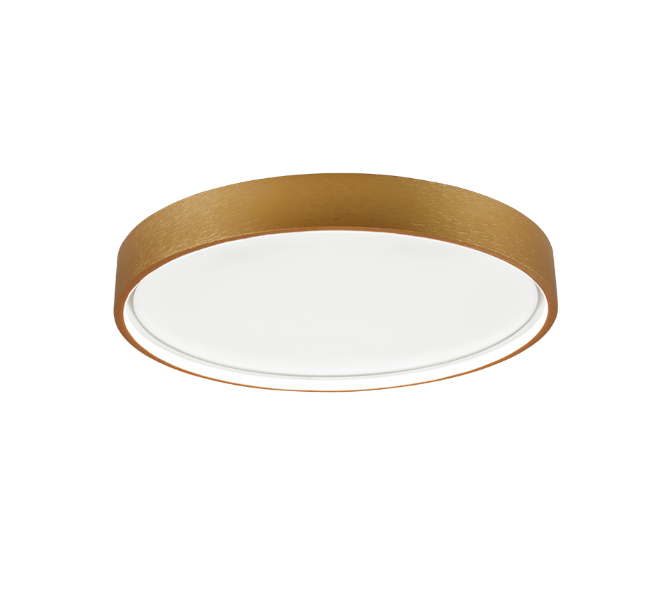 Plafondlamp Skoostek Mat Messing Ø45 cm - Set van 3 - Afbeelding 4