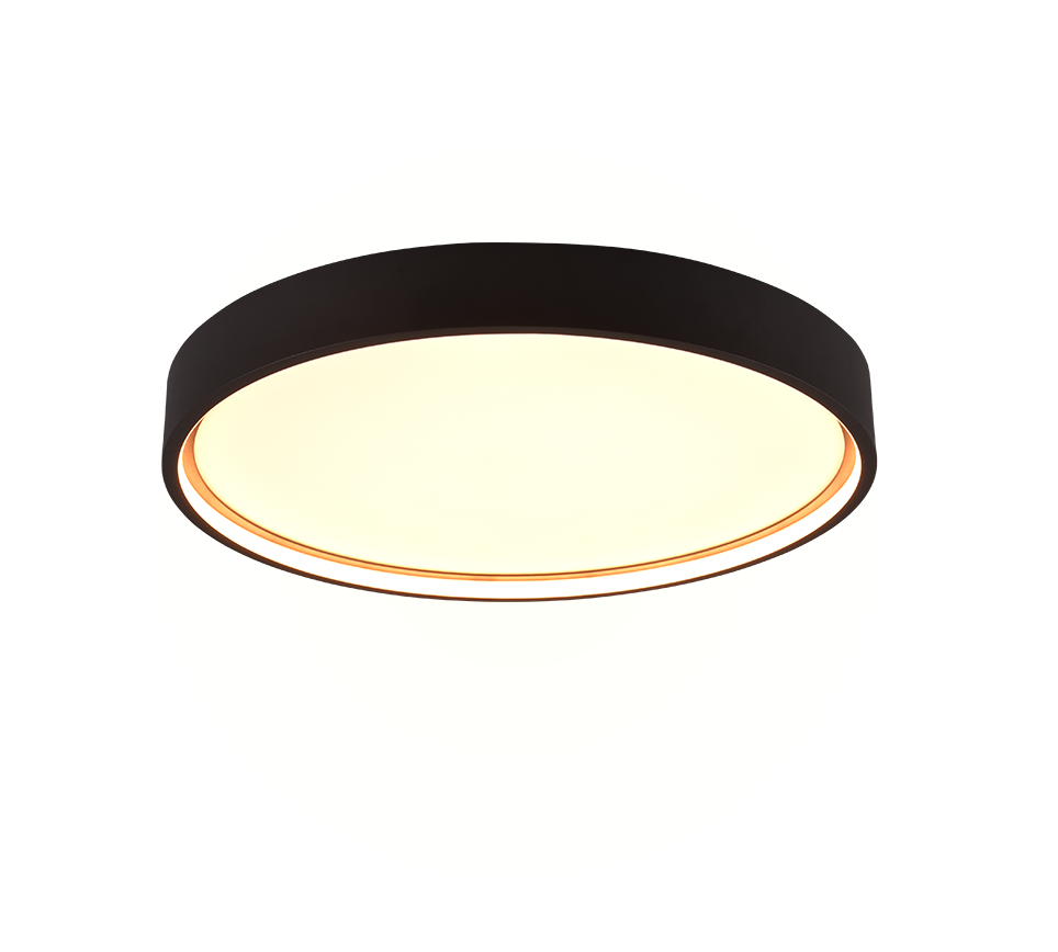 Plafondlamp Trerrine Mat Zwart Ø45 cm - Set van 3