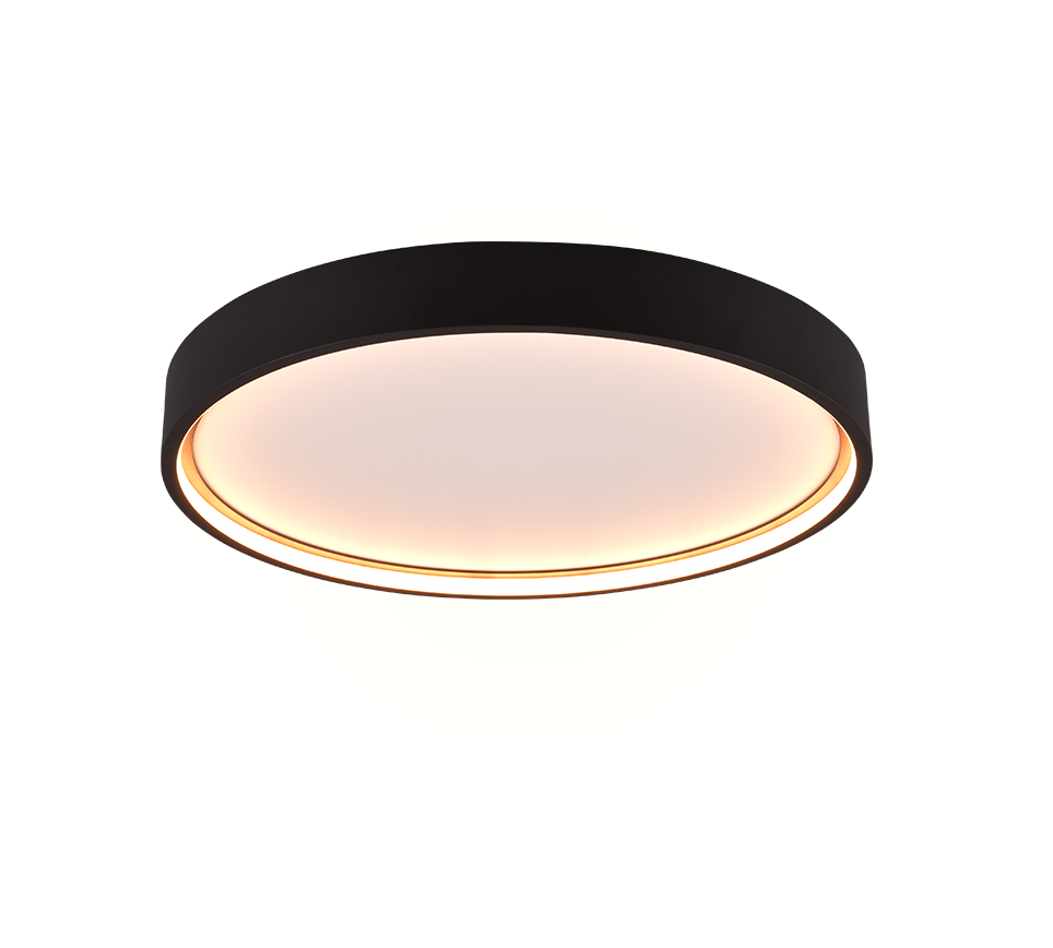Plafondlamp Trerrine Mat Zwart Ø45 cm - Set van 3 - Afbeelding 2