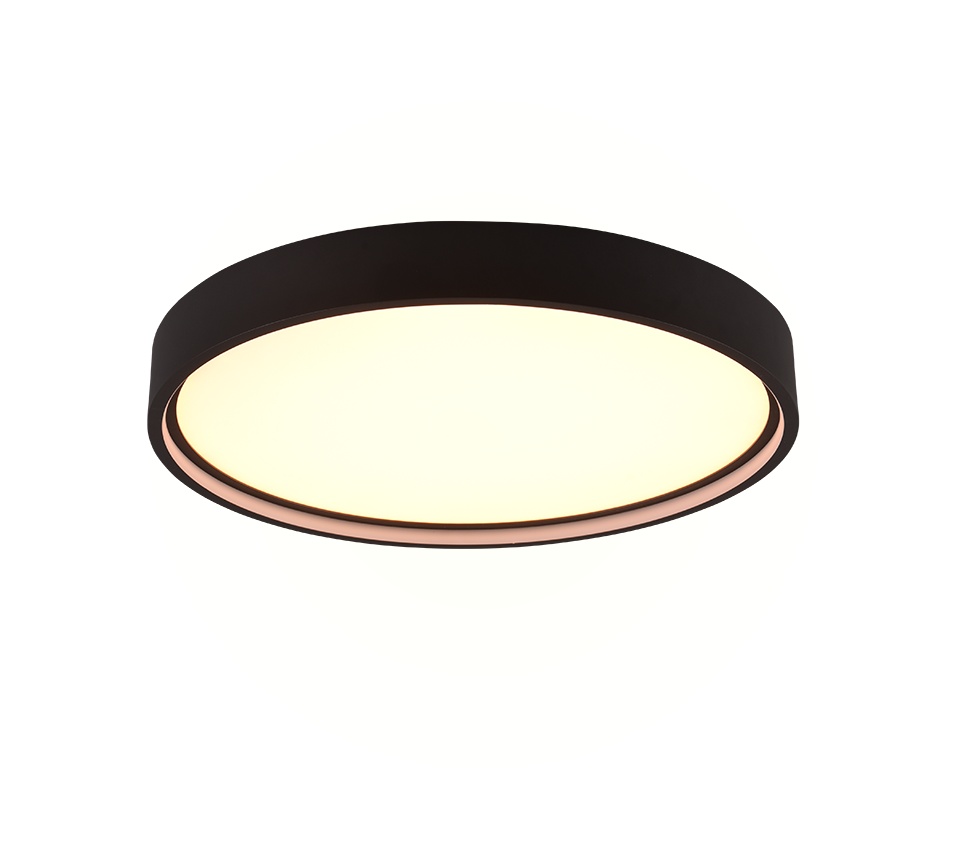 Plafondlamp Trerrine Mat Zwart Ø45 cm - Set van 3 - Afbeelding 3