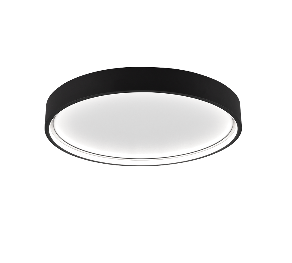 Plafondlamp Trerrine Mat Zwart Ø45 cm - Set van 3 - Afbeelding 5