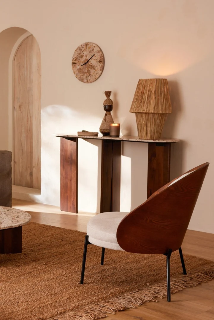Wandklok Daarrum Beige - Afbeelding 2