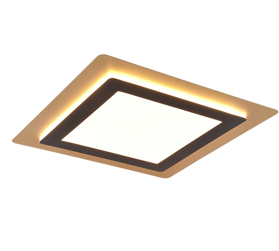 Plafondlamp Hinnand Goud - Set van 3