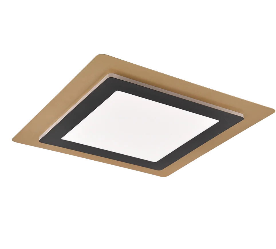 Plafondlamp Hinnand Goud - Set van 3 - Afbeelding 5