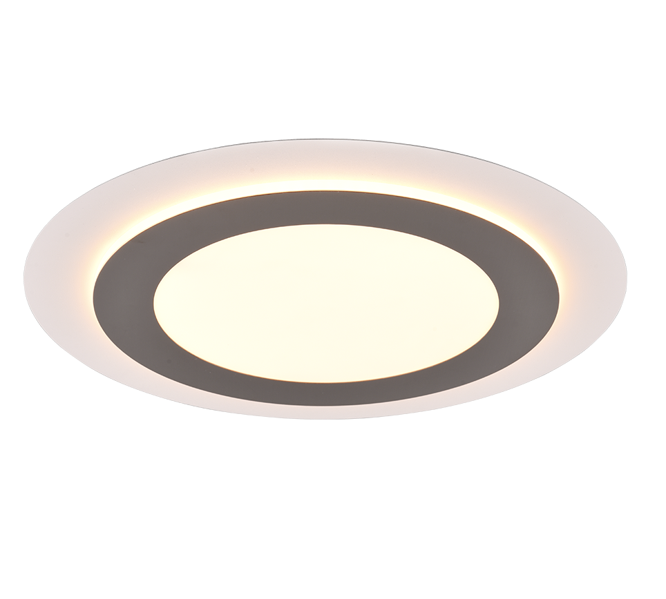 Plafondlamp Vuke Mat Nikkel Ø45 cm - Set van 3