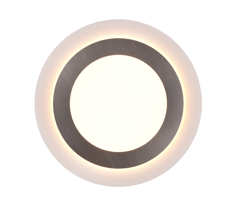 Plafondlamp Vuke Mat Nikkel Ø45 cm - Set van 3 - Afbeelding 4