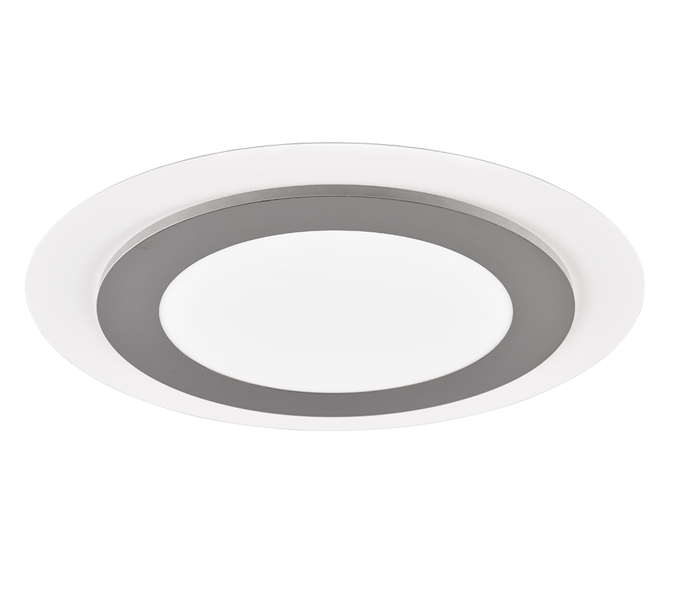 Plafondlamp Vuke Mat Nikkel Ø45 cm - Set van 3 - Afbeelding 5