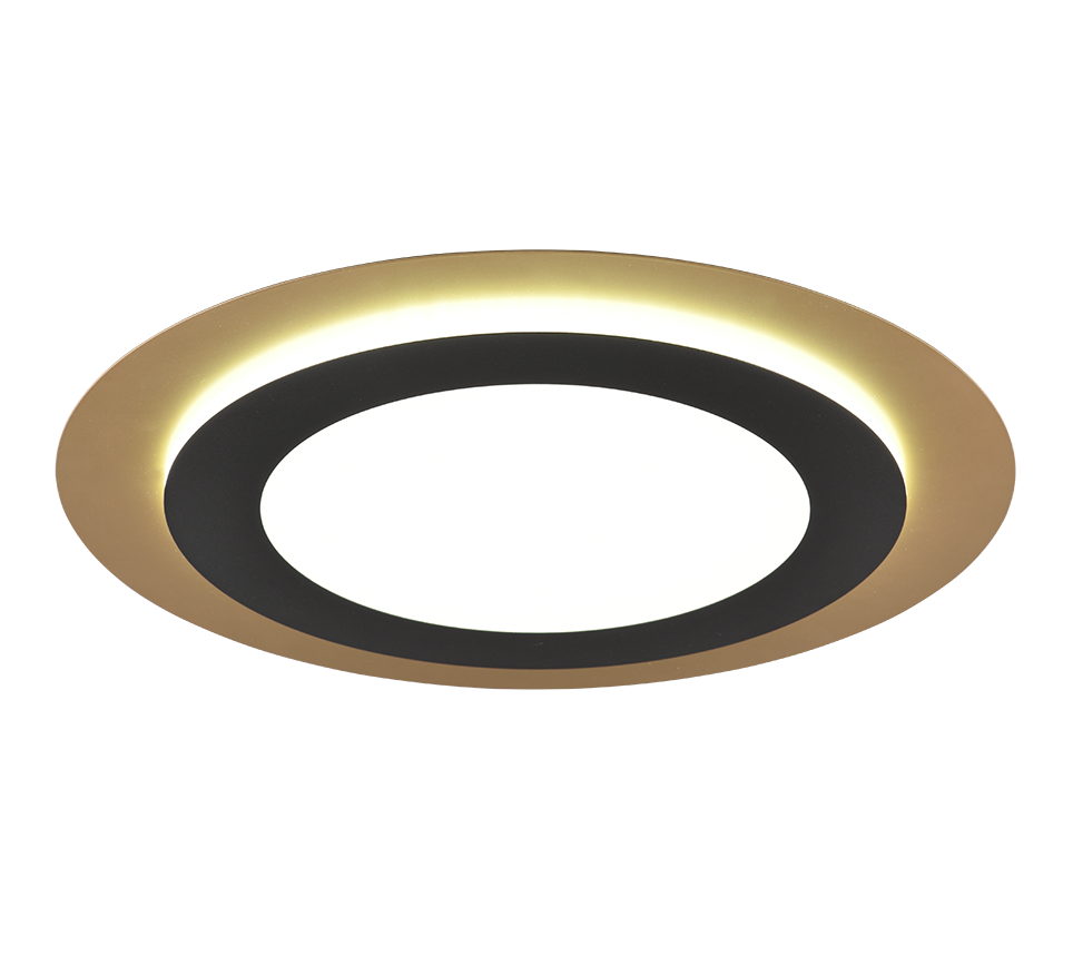 Plafondlamp Lesia Goud Ø45 cm - Set van 3 - Afbeelding 2