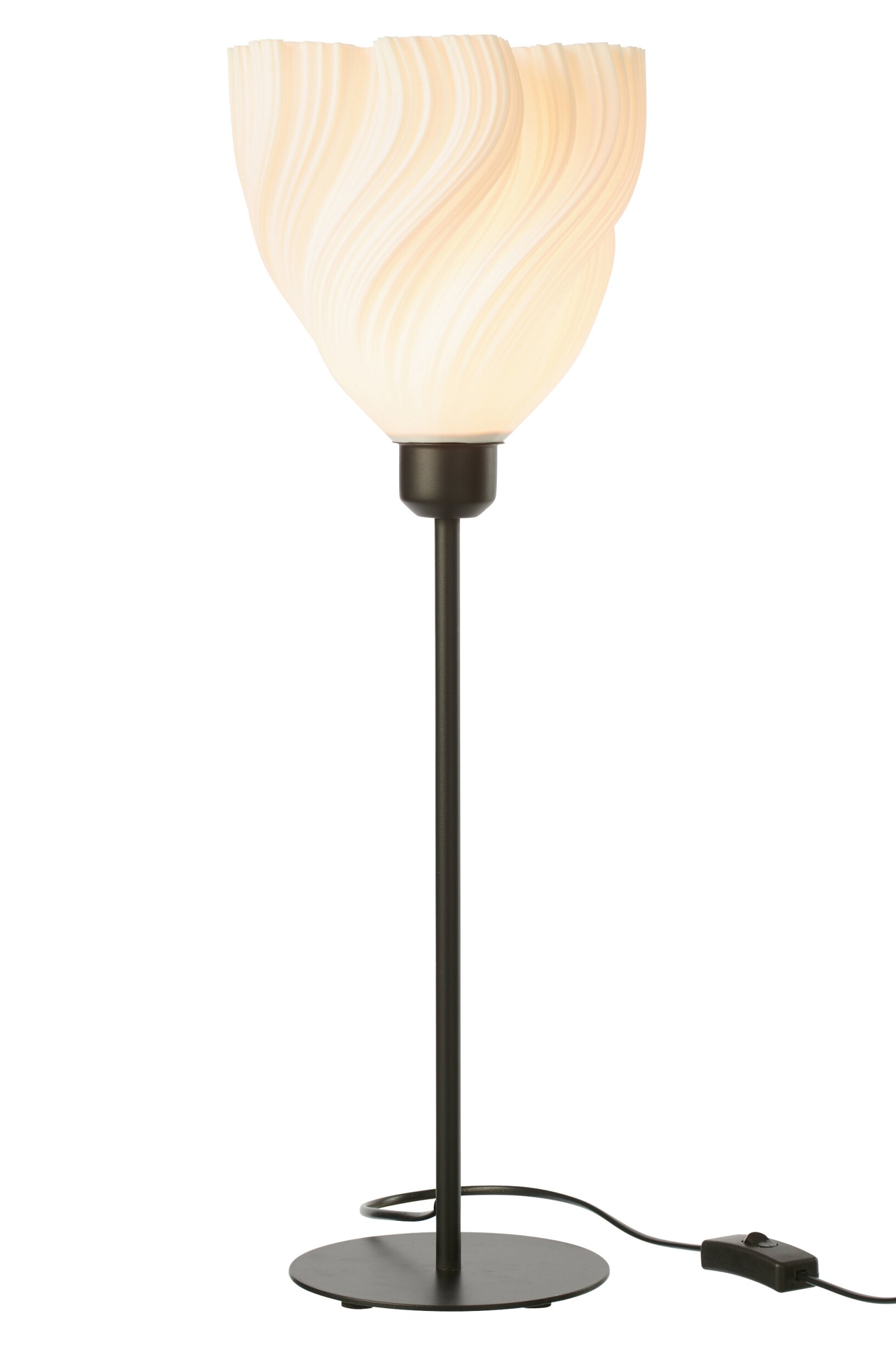 Tafellamp Mevir Zwart H57 cm