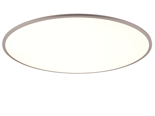 YUMA plafondlamp wit Ø100 cm, ronde LED lamp met strak metalen armatuur en zacht licht, set van 3