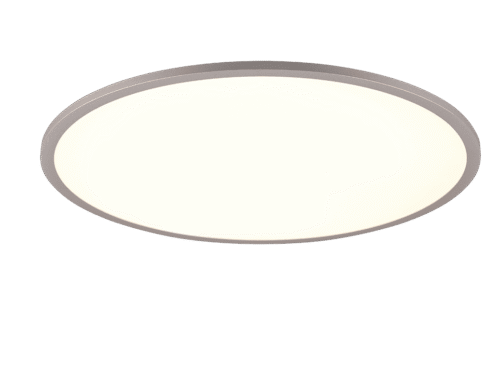 YUMA Peenine plafondlamp wit Ø60 cm met strak ovaal ontwerp en geïntegreerde LED-verlichting
