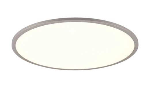 YUMA Peenine plafondlamp wit Ø60 cm met strak ovaal ontwerp en geïntegreerde LED-verlichting