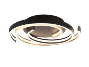 Plafondlamp Zaaltia Mat Messing Ø50 cm - Set van 3