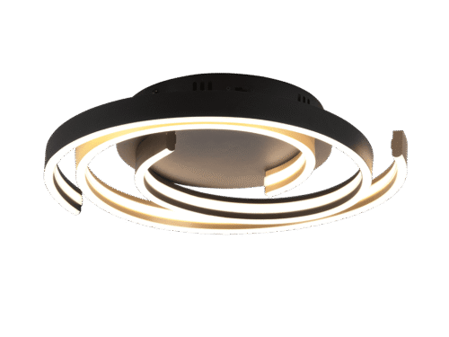 Plafondlamp Zaaltia mat messing Ø50 cm met geïntegreerde LED en dimbare lichtkleur