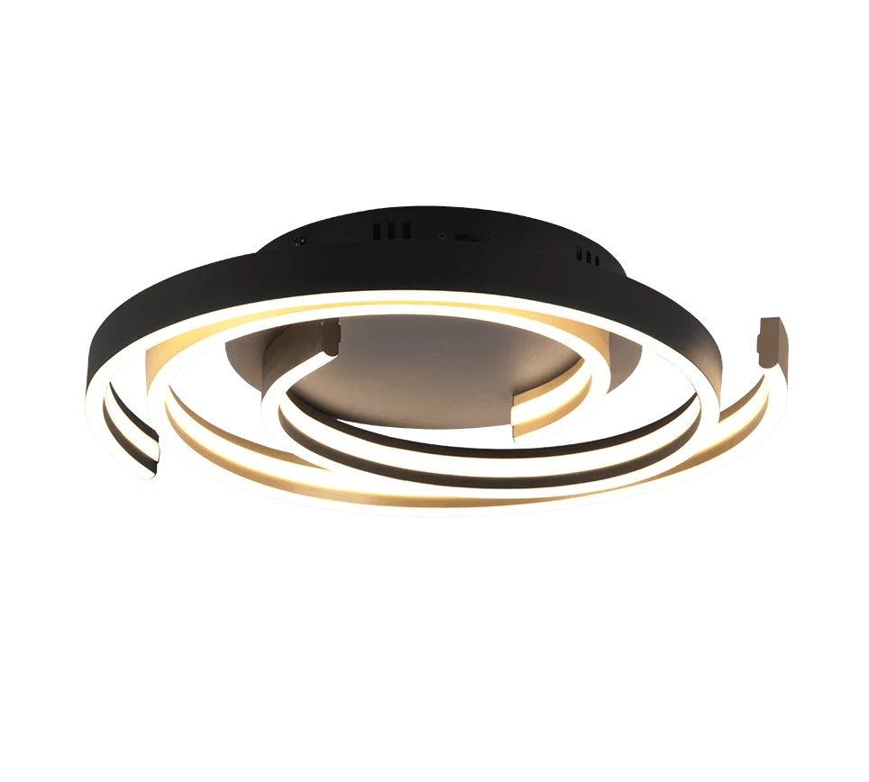 Plafondlamp Zaaltia mat messing Ø50 cm met geïntegreerde LED en dimbare lichtkleur