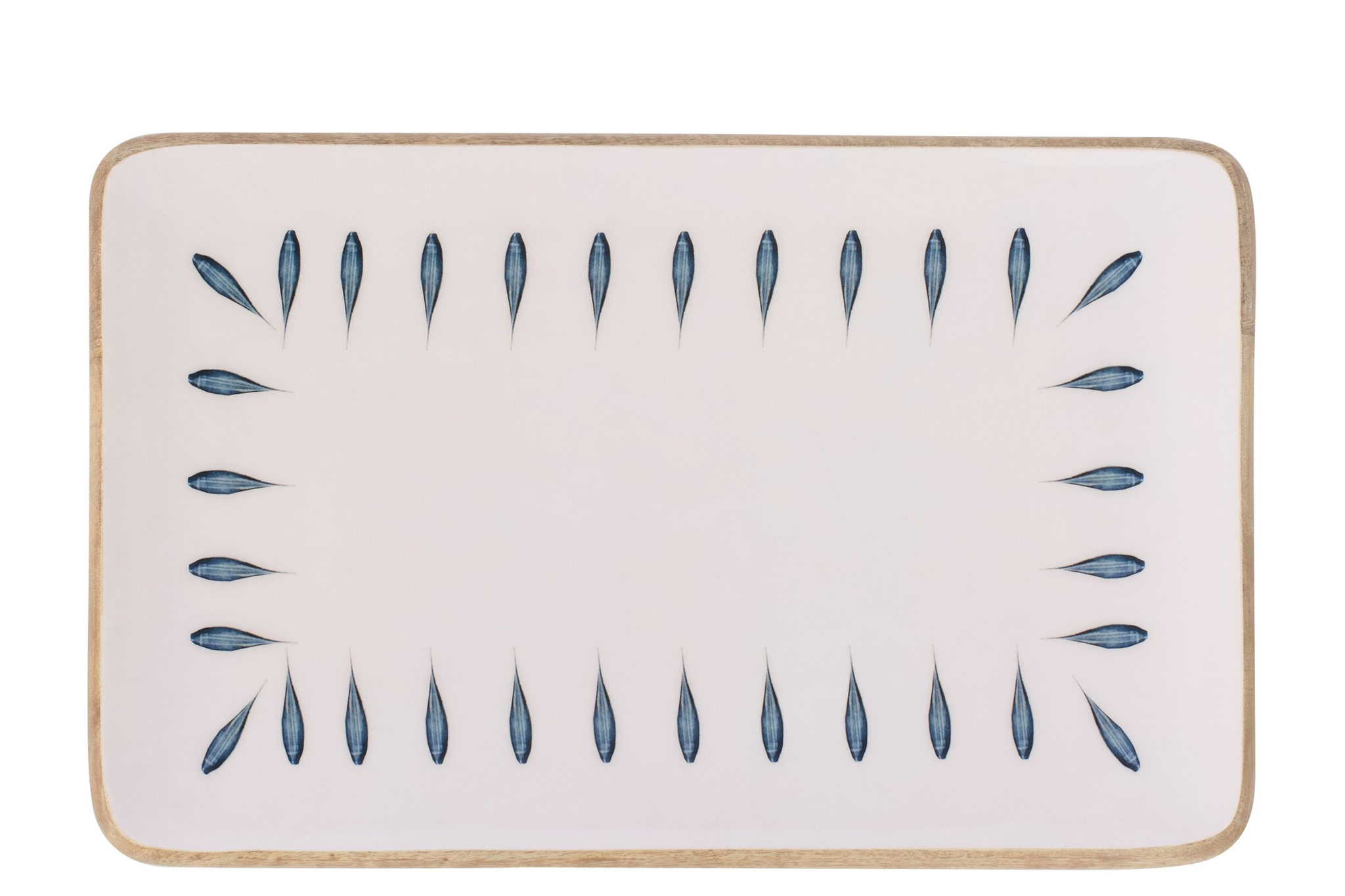 Dienblad Piemane Mangohout Blauw