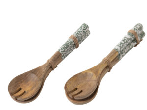Woonaccessoire Condik Mangohout Groen - Set van 2