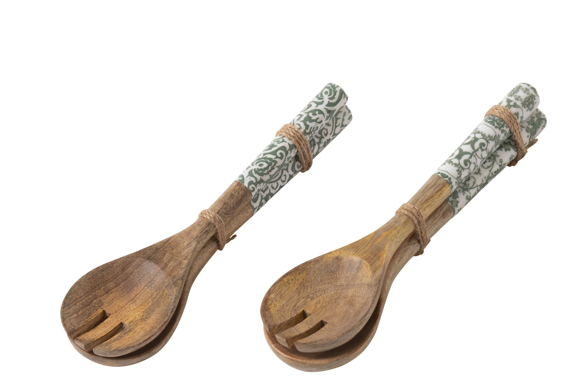 Woonaccessoire Condik Mangohout Groen - Set van 2