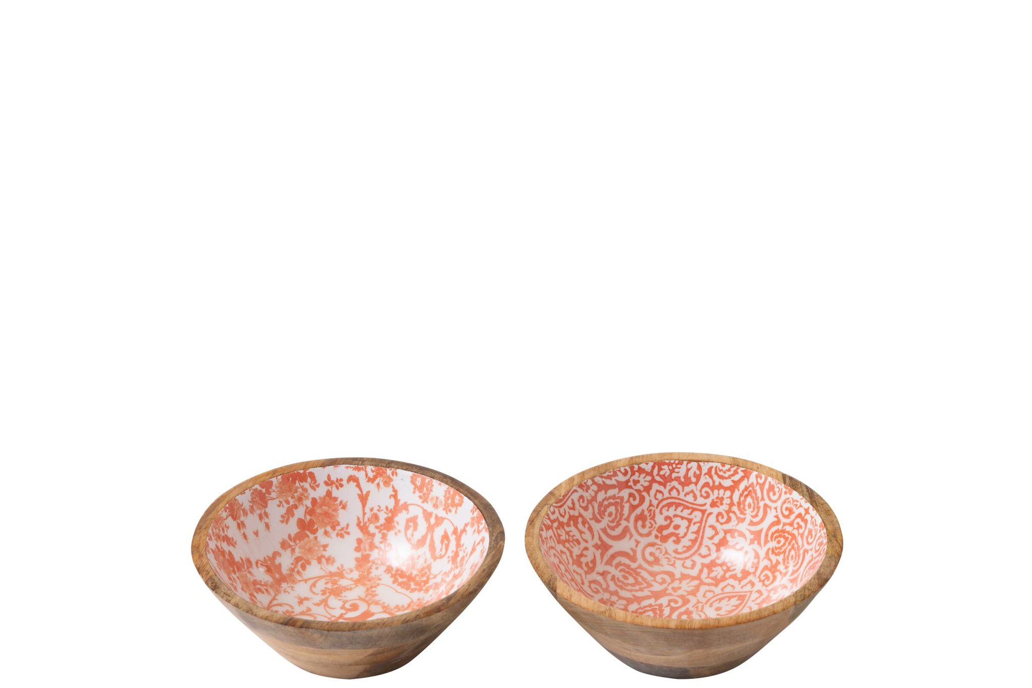 Kom Kaulto Mangohout Oranje - Set van 2