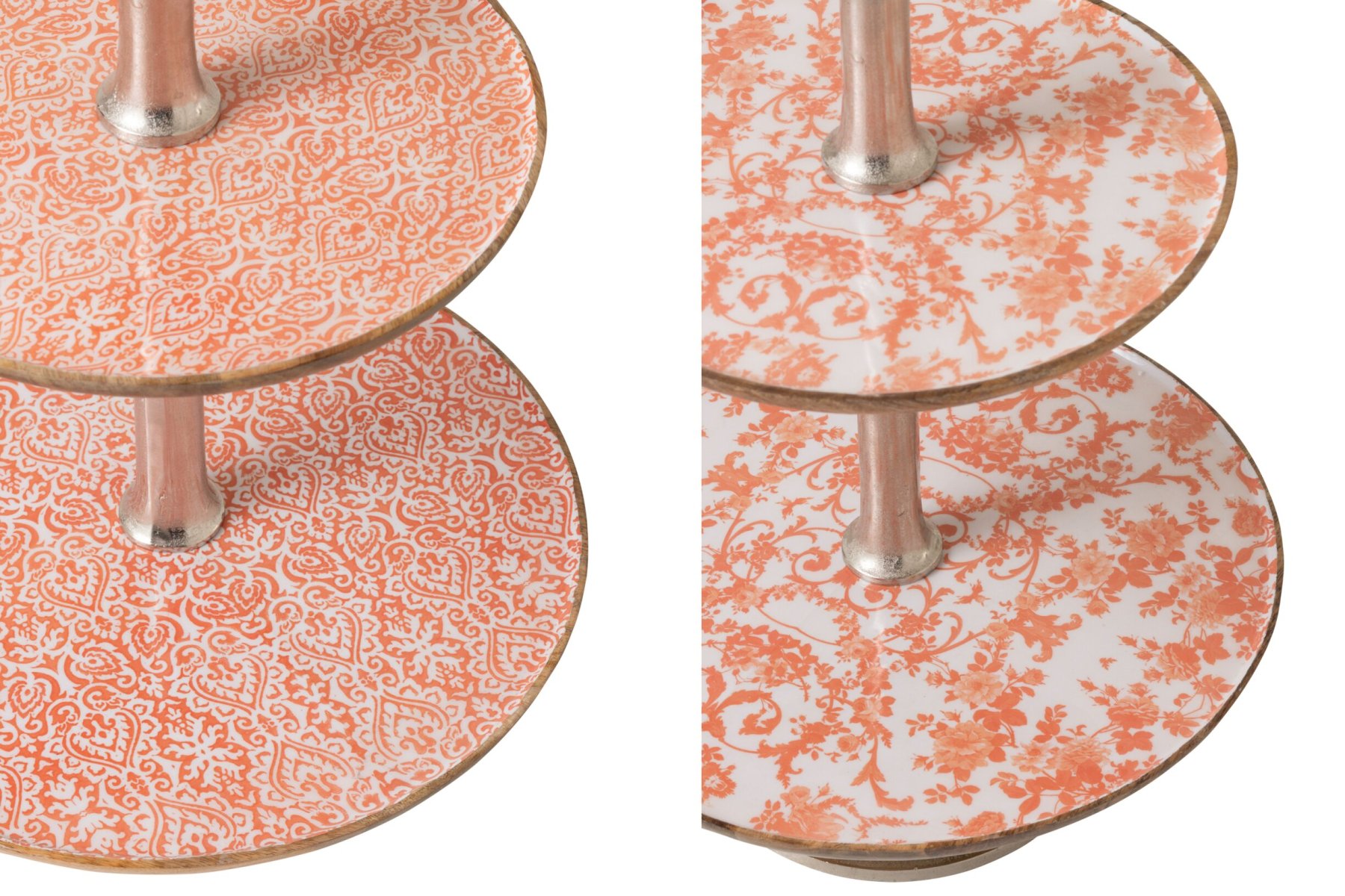 Woonaccessoire Nuldon Mangohout Oranje - Set van 2 - Afbeelding 2