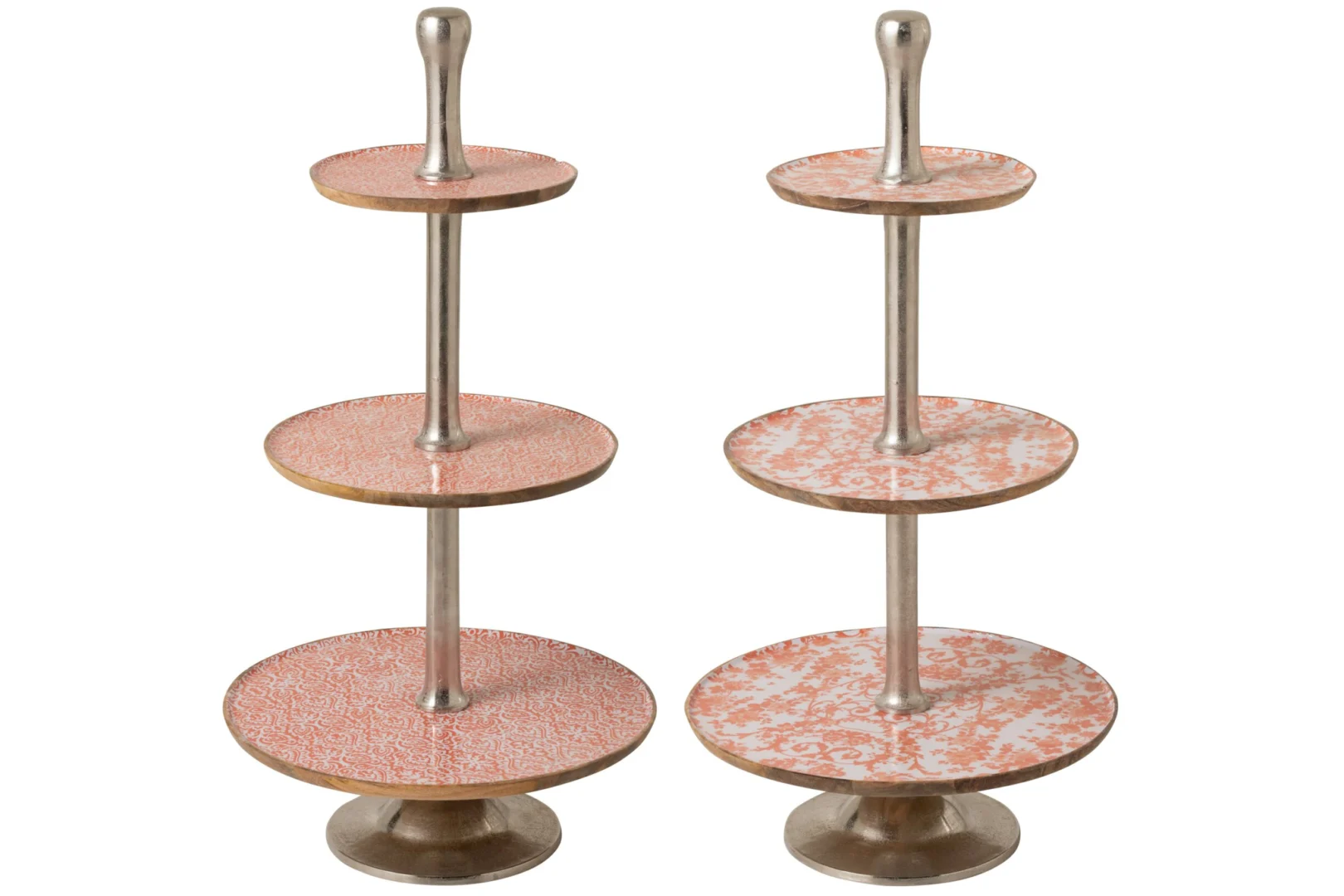 Woonaccessoire Nuldon Mangohout Oranje - Set van 2 - Afbeelding 3