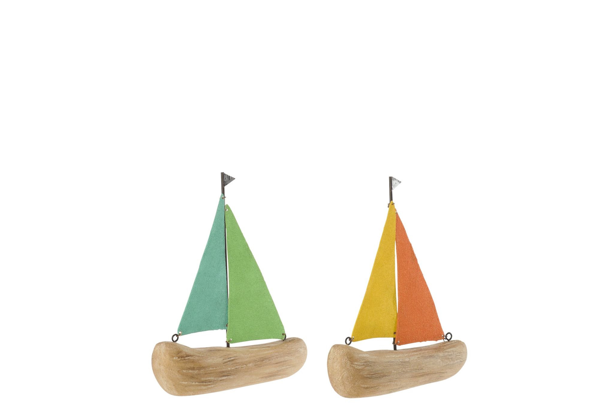 Modelschip Faasonte Hout Meerkleurig - Set van 2 - Afbeelding 2