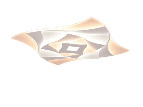 Plafondlamp Fleendon mat wit, set van 3, modern sculpturaal ontwerp met geïntegreerde LED-verlichting