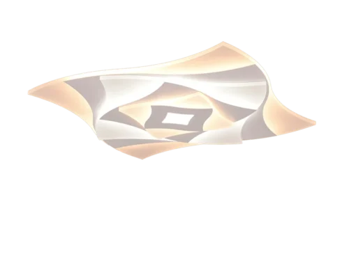 Plafondlamp Fleendon mat wit, set van 3, modern sculpturaal ontwerp met geïntegreerde LED-verlichting