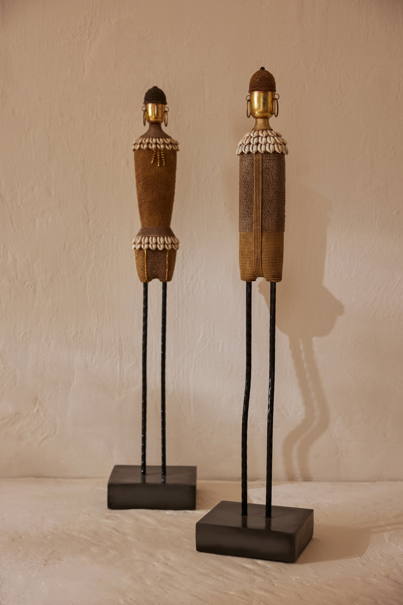 Beeld Klierrond Meerkleurig H70,5 cm - Set van 2 - Afbeelding 2