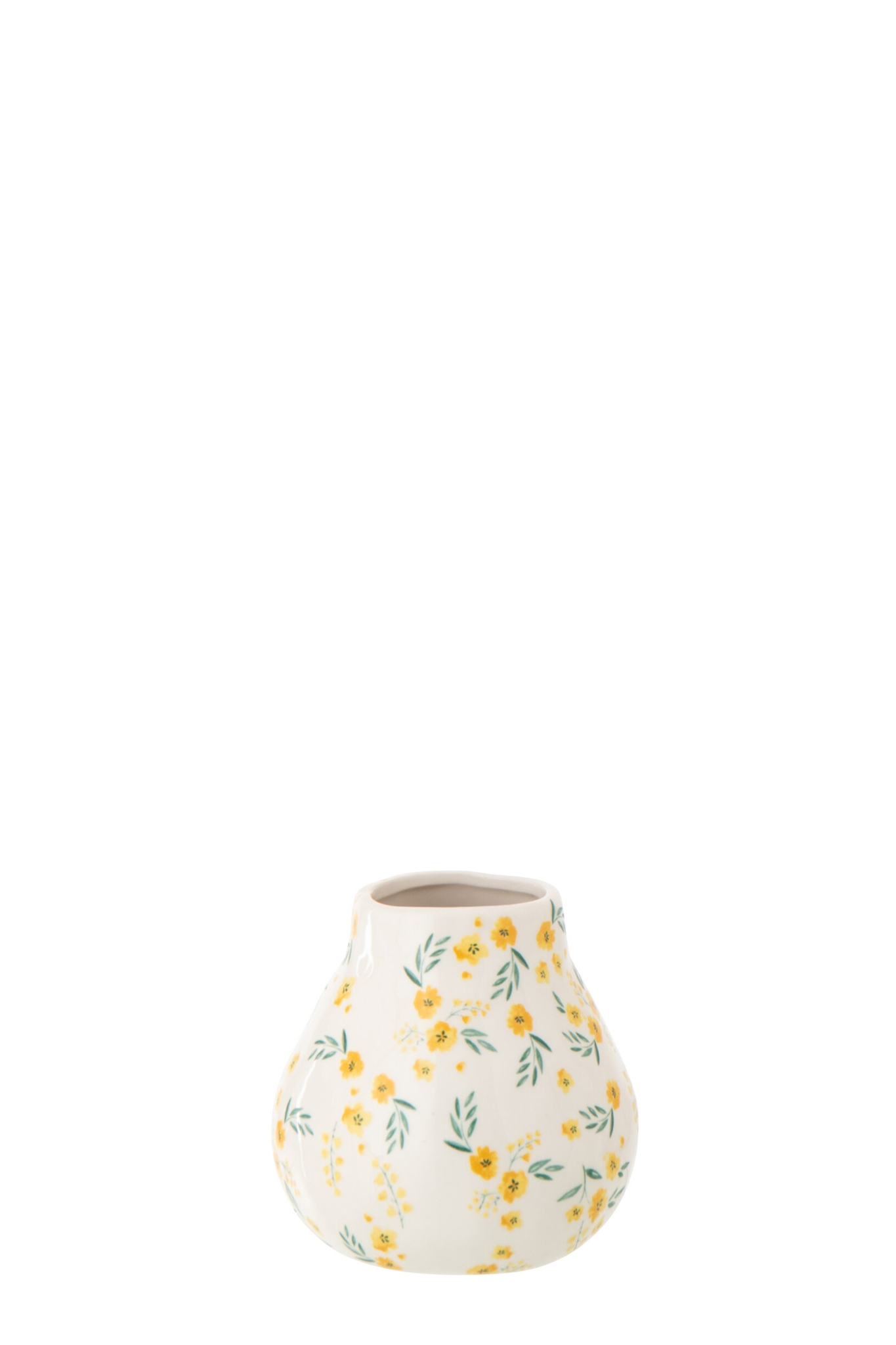 Bloemenvaas Modena Dolomiet Wit H12,5 cm - Afbeelding 3